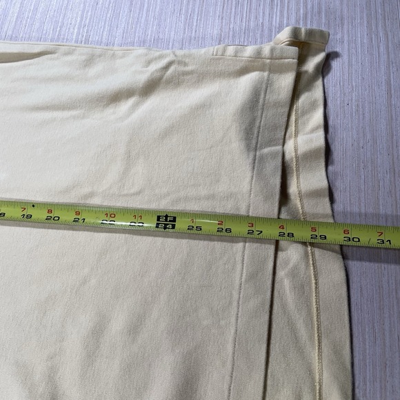 Polo Ralph Lauren Shirt Mens Large Yellow Short Sleeve Dark Blue Pony Vintage - Picture 8 of 8